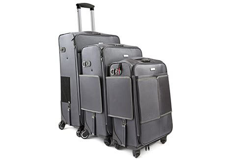 stackable connectable luggage.